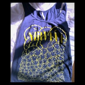 ⚠️sold⚠️Nirvana tank top